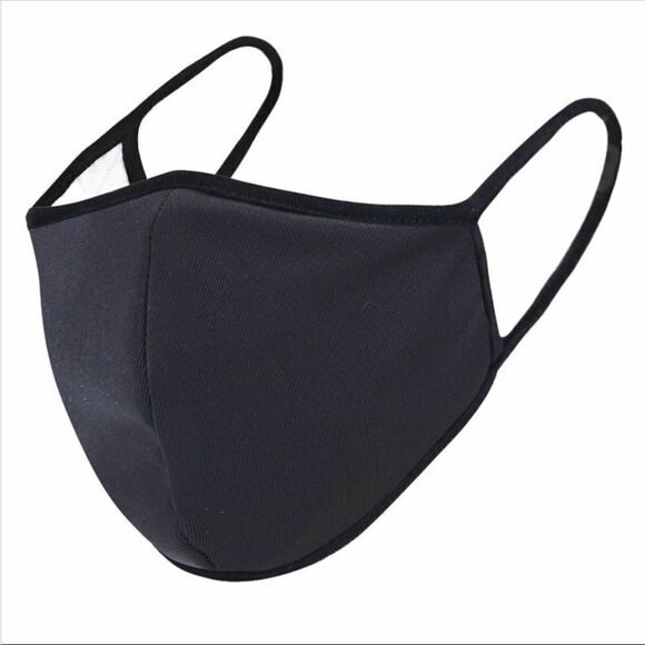 SALE Navy Blue Designer Face mask - Picture 3 of 5